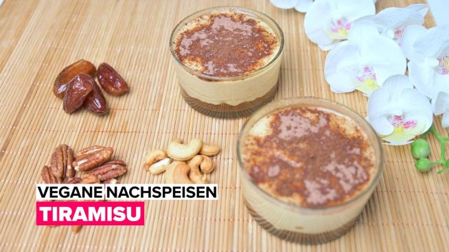 Vegane Nachspeisen: Tiramisu