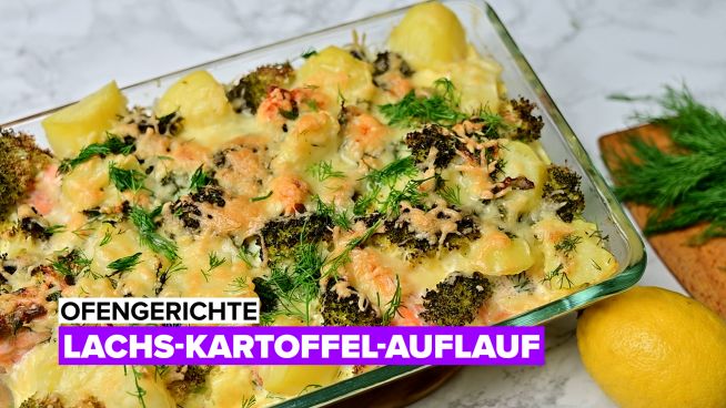 Ofengerichte: Lachs-Kartoffel-Auflauf